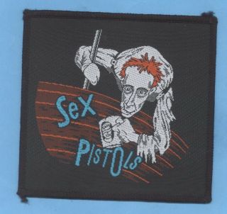 Sex Pistols Johnny Rotten Vintage 1980s Sew - On Patch