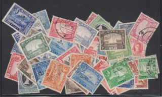 A6491: (77) Earlier Aden Stamp Collection; Better
