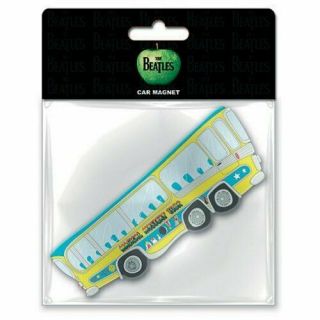 The Beatles Magical Mystery Tour Bus Rubber Magnet