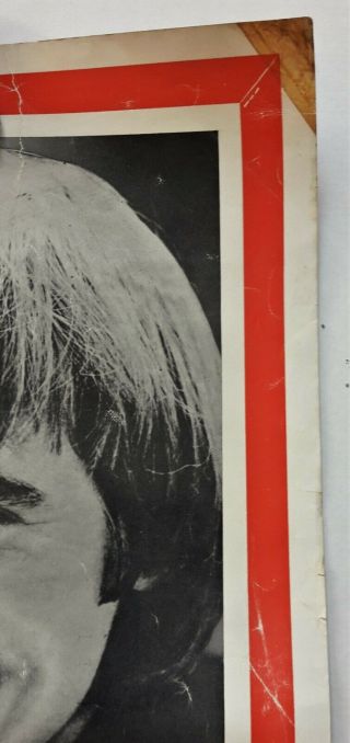 The Monkees - 1960s Orig UK Vintage Poster 51 x 63.  5 cm Valex Blackpool Ltd 3
