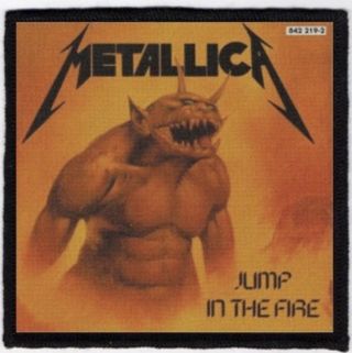 Metallica Jump In The Fire Printed Patch M058p Overkill Slayer Testament