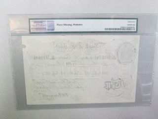PMG Great Britain WWII German Counterfeit Ten Pound Note 