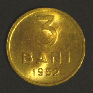 3 Bani 1952 Romania / Rumänien / Roumanie