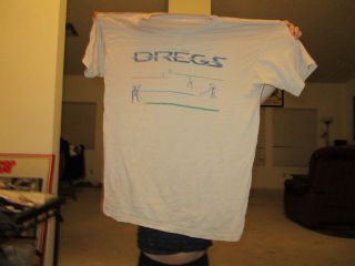 The Dregs 1982 Concert Tour Shirt For Industry Standard,  Size L
