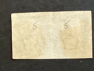 One Penny Black,  Pair From Plate 5 2