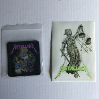 Metallica Justice Patch, .  And Justice For All Sticker