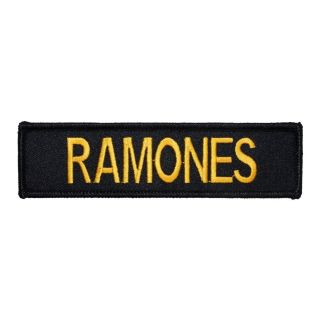 The Ramones Band Name Logo Patch Punk Rock Music Merchandise Iron On Applique