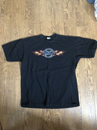 Aerosmith Aero Force One Official Member T Shirt Size Xl 2005 Vintage Rock Old