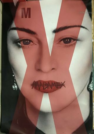 Madonna Madame X 2019 Taiwan Promo Two - Side Poster
