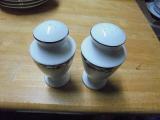 Lenox " Vintage Jewel " Fine Bone China Salt And Pepper Shaker Set - Made In Usa
