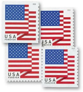 Usps Usa Forever Postage Stamps (100 Postage Stamps Per Roll)