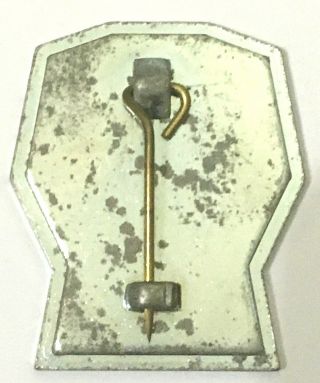 BOB MARLEY - Main Man - Old OG Vtg 1980`s Shirt Shaped Metal Pin Badge 2