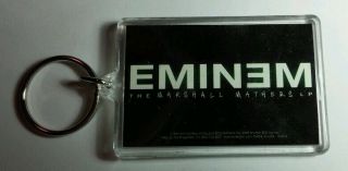 As - Is Eminem Marshall Mathers Lp B&w Green Key Chain Keychain