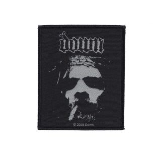 Down - Face Patch - Official Sew On Patch - - Metal