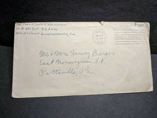 Apo 4 Camp Gordon Johnston,  Tallahassee,  Fla 1943 Wwii Army Cover 8th Infantry