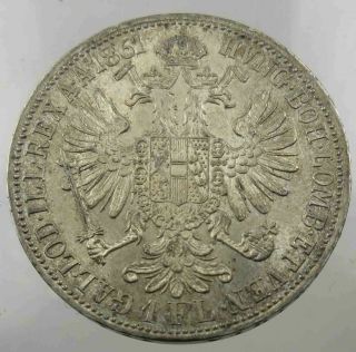 Austria Österreich 1 Florin 1861 A Gulden Franz Joseph I Silver [4492 2