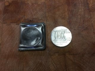 1968 Israel 10 Lirot Thick Silver Jerusalem Coin Israel 