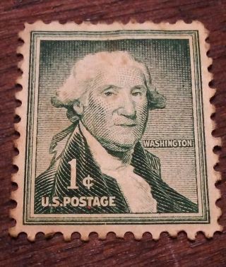George Washington 1 Cent Us Postage Stamp
