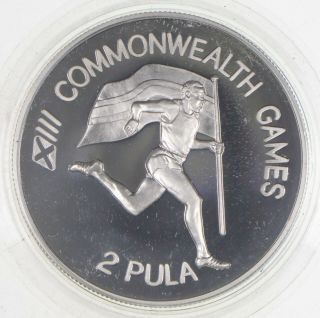 Better - 1986 Botswana 2 Pula - Commonwealth Games 001