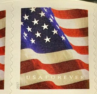 Usps Us Flag 2018 First Class Rate Forever Stamps - Roll Of 100