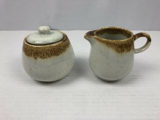 Vintage Mccoy Pottery Sugar Bowl Creamer Set 7020