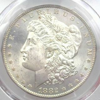 1882 - O Morgan Silver Dollar Pcgs Ms64 Valued At $135