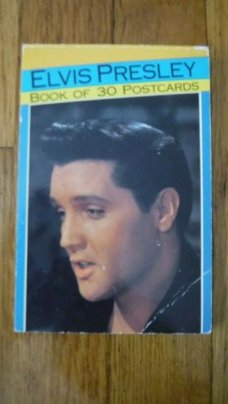 Elvis Presley Book Of 30 Postcards Mail Movie Concert Incomplete 1992 King Rock