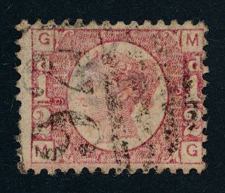 Gb Qv 1870 - 79 1/2d Rose - Red Plate 9 Sg 48 Cat £850