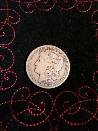 1883 Cc Morgan Silver Dollar 11 Oz Silver Coin Vg/f