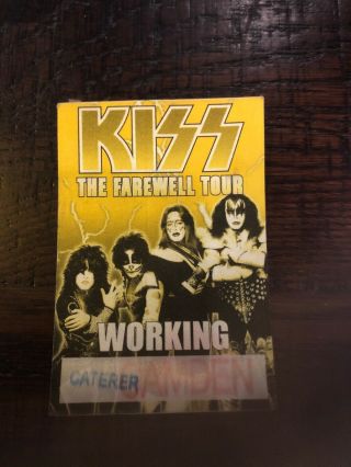 Kiss Memorabilia.  From Their Farewell Tour Nearly 30 Year Ago.