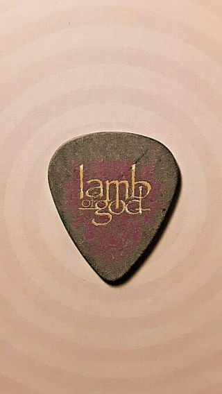 Lamb Of God John Campbell Sacrament Tour Guitar Pick