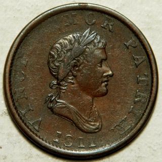 United States,  Great Britain 1/2 Penny Halfpenny Token 1811 (vincit Amor)