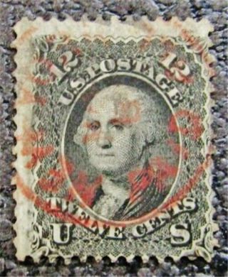 Nystamps Us Stamp 90 $475 Grill Red Cancel