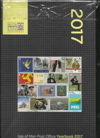 Isle Of Man 2017 - Post Office Year Book & Stamps For Year