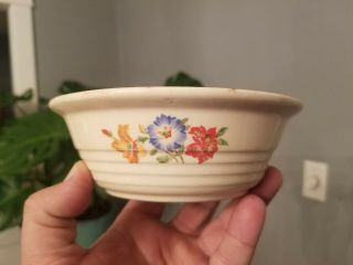 Universal Pottery Cambridge Oven Proof Fruit Bowl Dish Floral Pattern