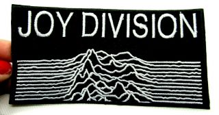 Joy Division Embroidered Iron Sew On Patch