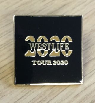 Westlife Tour 2020 Music Souvenir Enamel Pin Badge - Rare Collectable