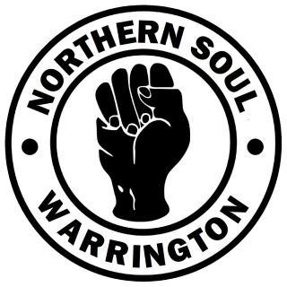 Warrington,  Northern Soul - Car / Window Inside Sticker / Decal,  1 / Gifts