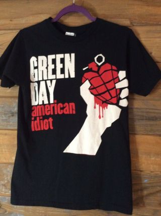Green Day American Idiot 2010 T - Shirt Athletic Fit Medium