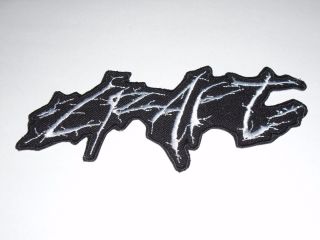 Craft Black Metal Iron On Embroidered Patch