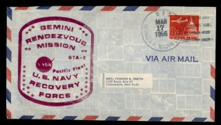 Dr Who 1966 Uss Leonard F Mason Naval Ship Space Recovery Force Gemini E88536