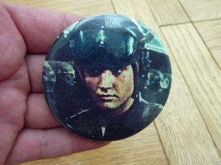 Vintage Elvis Presley Roustabout Film Metal Pin Badge 2.  5 "