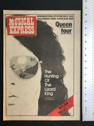 1975 Clippings THE DOORS JIM MORRISON “Hunting Of The Lizard King” 4 Pages 12X16 2