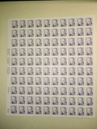 Scott 2189 Hubert Humphrey,  U.  S.  Stamp Sheet Fv $ 52.  00