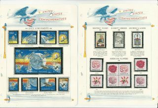 Us Stamps/postage/276 Stamps In Mounts On 32 White Ace Pages F - Vf Og Fv$60.  61