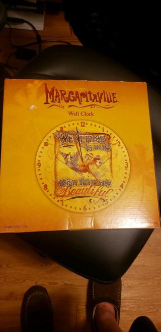 Margaritaville Clock The Weather Is Here Wish You Were