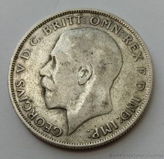 1924 Great Britain.  500 Silver 1 One Florin 2