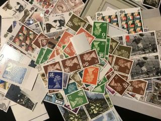 £500 Face Value Of Postage Stamps