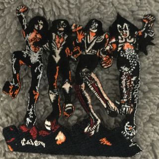 Kiss Patch Licensed Kiss Destroyer Embroidered Gene Simmons Paul Stanley Rock Ba