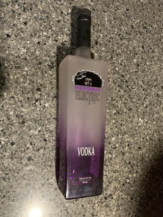 Jimi Hendrix Electric Vodka Bottle 750ml Empty,  With Cap.